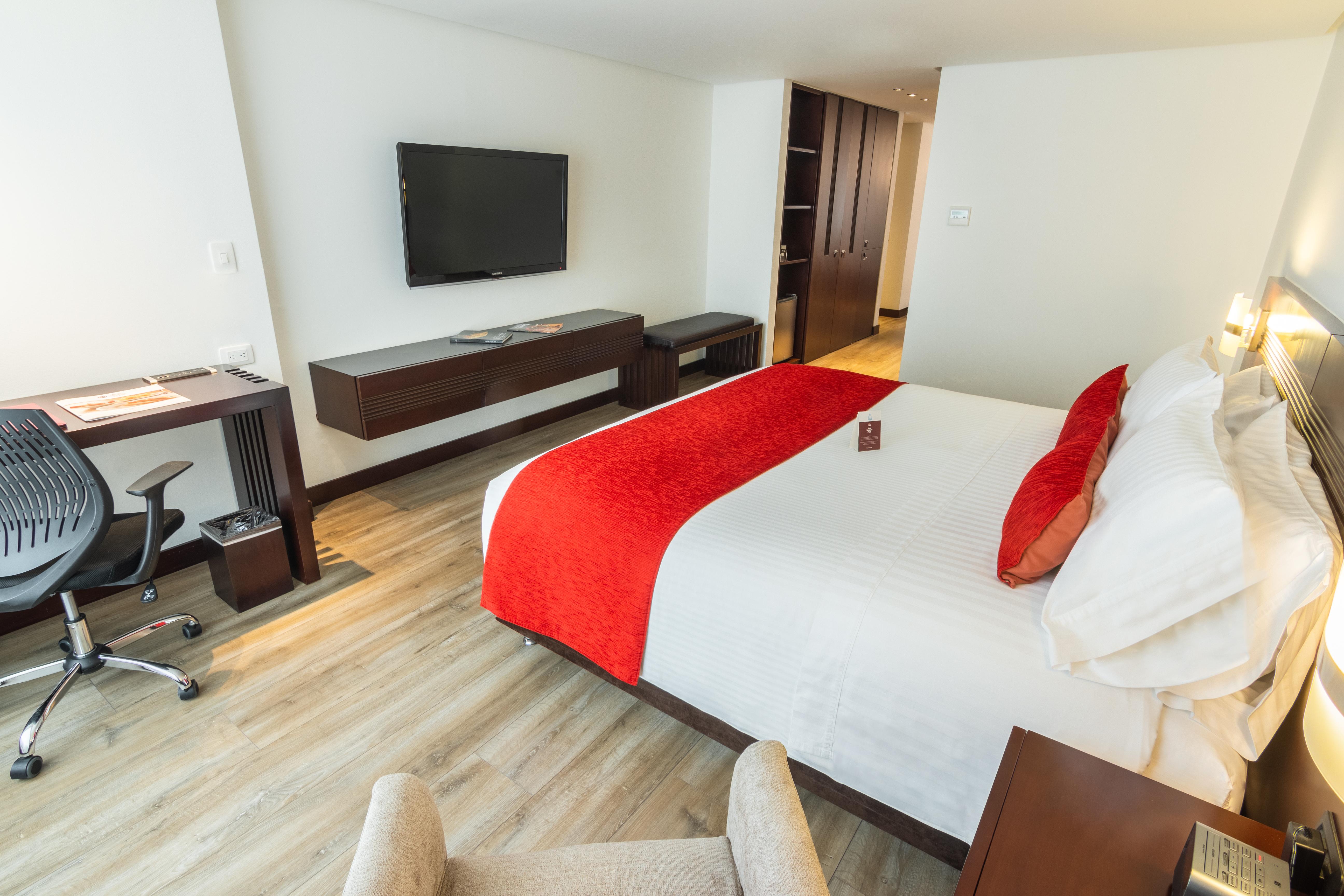 베스트 웨스턴 플러스 93 파크 호텔 보고타 외부 사진 A room at the hotel